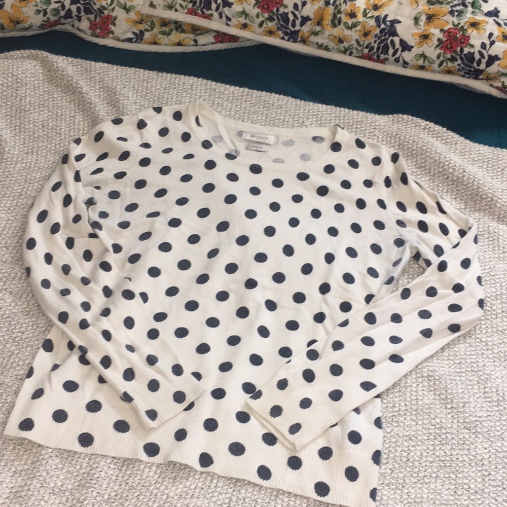 Van Heusen polka-dotted knit Sweater 100% cotton